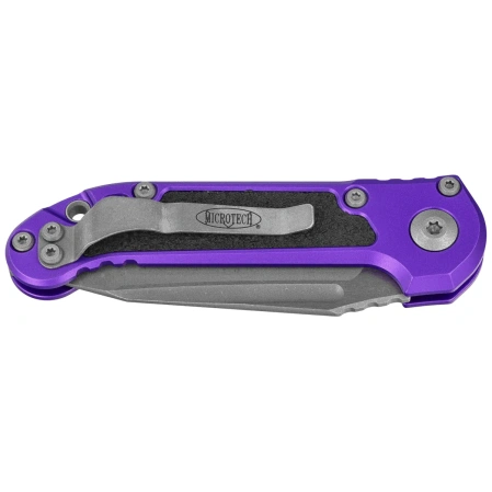 Nóż automatyczny Microtech LUDT Gen III T/E Purple Aluminium, Apocalyptic M390MK by Tony Marfione (1136-10APPU)