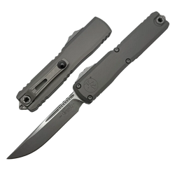 Nóż automatyczny OTF Microtech Ultratech Gen IV S/E Natural Clear Aluminium, Apocalyptic M390MK by Tony Marfione (11214-10APNC)