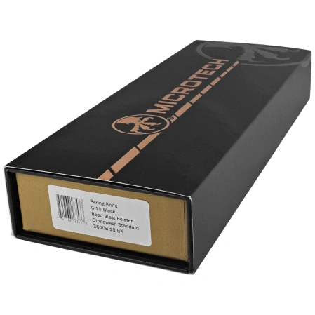 Microtech Pairing Kitchen Knife Black G10, Stonewashed MK390 (3500B-10BK)