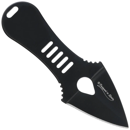 K25 RK-32759 Neck Knife Black Steel, Black Titanium 7Cr17MoV