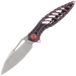 Rike Knife RK-Thor6-M-BP Black / Purple Titanium, Satin M390