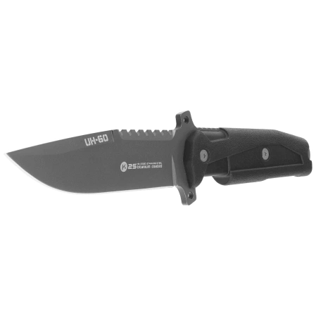 Nóż K25 RK-32380 UH-60 Black Rubber, Titanium 7Cr17Mov