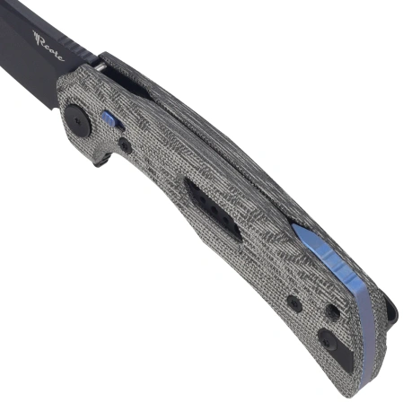 Reate PL-7 Knife Black Micarta, Black PVD Nitro-V (PL-7 BKM PVD)