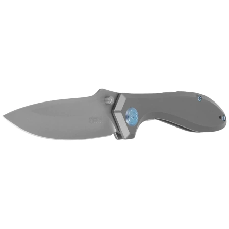 Nóż składany Kubey Ruckus Gray Titanium, Beadblasted CPM 20CV by Sherif Manganas (KB314Q)