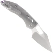 Nóż składany Microtech Stitch Ram-Lok S/E Marfione Select Gray Titanium, Purple BP, Stonewashed M390MK by Borka Blades and Tony Marfione (169RL-10MS3)