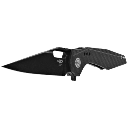 Nóż składany Bestech Malware Black Titanium/Carbon Fiber, Black Stonewashed CPM S35VN by Todd Knife and Tool (BT1902D)