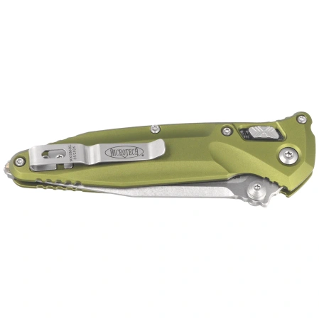 Microtech Socom Delta Ram-Lok S/E-M Knife OD Green Aluminum, Stonewashed M390MK (159RL-10OD)