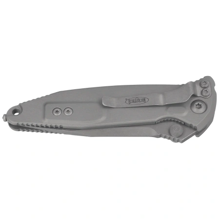 Nóż składany Microtech Socom Elite S/E-M Natural Clear Aluminum, Apocalyptic M390MK by Tony Marfione (160-10APNC)