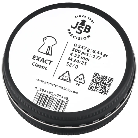 JSB Diabolo Exact 4.53 mm pellets, 500 pcs (546239-500)
