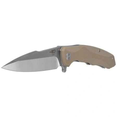 Nóż składany Bestech Warwolf Beige G10, Stonewashed/Satin D2 (BG04C)