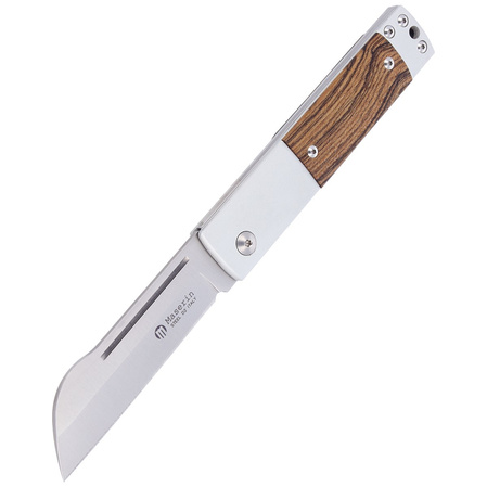 Maserin In-Estro Bocote Wood /Aluminum, Satin D2 by Bonus Knife (165/BO)