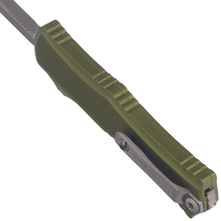 Microtech Hera II Mini D/E OTF Knife OD Green Aluminium, Apocalyptic M390MK by Tony Marfione (1702M-10APOD)