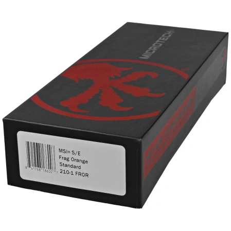 Microtech MSI S/E Knife Orange Frag Aluminum, Black M390MK by Tony Marfione (210-1FROR)