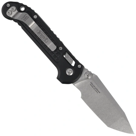 Nóż składany Microtech LUDT Ram-Lok T/E Black Frag Aluminium, Stonewashed M390MK by Tony Marfione (1136RL-10FR)