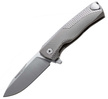 LionSteel ROK Knife Grey Titanium, Satin M390 by Molletta (ROK G)