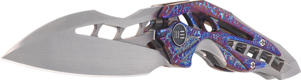 WeKnife Arrakis LE Gray / Flamed Titanium, Hand Rubbed Satin Vanax by Elijah Isham (906K)
