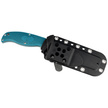 Spyderco Enuff 2 Blue FRN, Satin K390 Sal Glesser (FB31PBL2K390)
