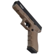 Zestaw wiatrówkowy 65: Pistolet Niksan Defence NKS GL17 Tan Blow Back 4.5 mm, 1400 BBs, 10 kapsuł CO₂, 100 tarcz