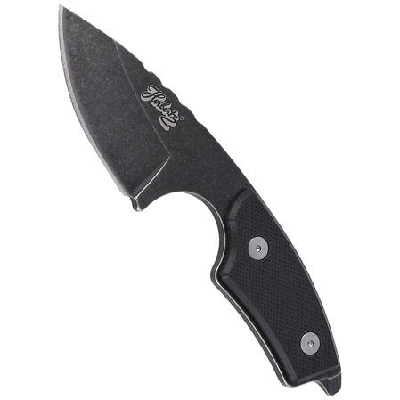 Herbertz CJH Neck Knife Black G10, Black Stonewashed 420 (55041)