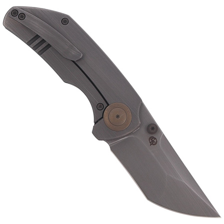 Nóż składany WE Knife Thug Marble Carbon Fiber, Gray Hand Rubbed 20CV by Matt Christensen (2103C)