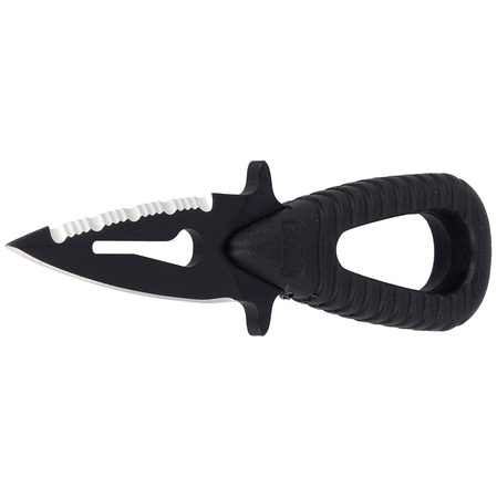 Nóż nurkowy MAC MicroSub Race 2 Black ABS, Black Idroglider W 1.4060