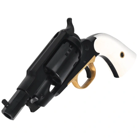 Pietta 1858 Remington New Model Army Snubnose Ivory Steel .44 revolver (RGAI44/3'')