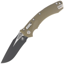 Nóż składany Microtech Amphibian Ram-Lok S/E OD Green Fluted Aluminium, Black M390MK by Tony Marfione (137RL-1FLGTOD)