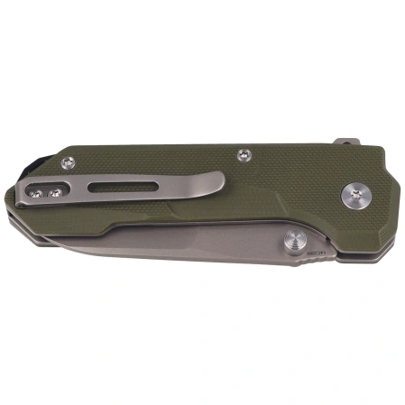 Nóż składany Remette Cosmic Green G10, Sandblasted 14C28N (RTCO-GM)