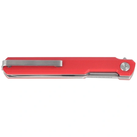 Bestech Duoz Knife Red G10, Satin 14C28N by Ostap Hel (BG65C)