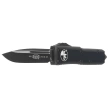 Microtech UTX-85 S/E OTF Knife Black Aluminum, Black M390 (231-1T)