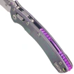 Nóż składany Microtech Amphibian Mini Ram-Lok S/E Marfione Select Nebula Green Slab Side Titanium, Purple Bksp, Stonewashed M390MK by Tony Marfione (137MRL-10MS17)