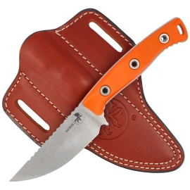 Nóż Microtech Akris S/E Ember G10, Stonewashed M390MK by Tony Marfione (95-10EM-3)