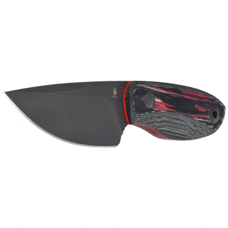 Nóż Kizer Finch Black/Red/Blue Micarta/Reconstituted Wood, Gray PVD/Stonewashed AEB-L by Vincent Rizzo (1134A2)