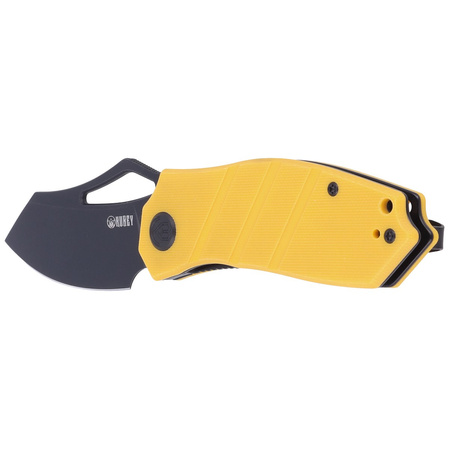 Nóż składany Kubey Ceyx Yellow G10, Darkwashed D2 (KU335C)