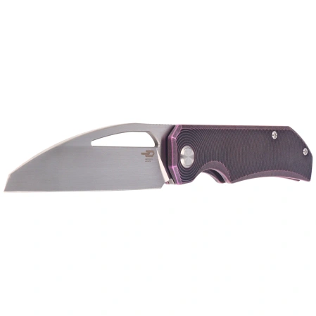 Nóż składany Bestech Taipan Purple/Black Titanium, Hand Rubbed Satin MagnaCut by James Lowe (BT2503H)