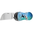 Nóż składany Third Decor Habitat N119J Kitesurf Double-Sided 3D Kitesurfer Aluminium, Mirror-Polished 420 (TH-N119J)