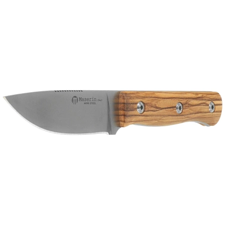 Maserin Path 915/OL Knife Olive Wood, Stonewashed M390 by Igor Bortolussi