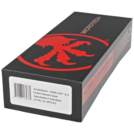 Nóż składany Microtech Amphibian Ram-Lok S/E Fluted Natural Clear Aluminium, Apocalyptic M390MK by Tony Marfione (137RL-10APFLNC)