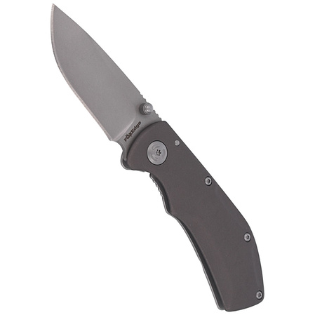Nóż składany FoxEdge Pop Smoke Aluminium, Sand Blasted by Russ Kommer (FE-022)