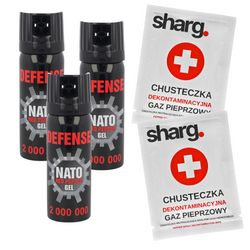 Sharg Nato Defence Gel 2mln SHU Pepper Spray, Cone 50ml (40050-C)