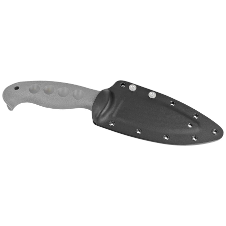 Spyderco Temperance Sprint Run Gray FRN Knife, Satin SpyderEdge CPM Cru-Wear by Sal Glesser (FB05SGY)