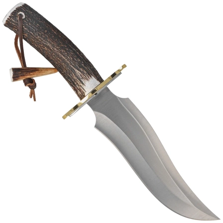 Muela Apache Deer Stag Knife, Satin X50CrMoV15