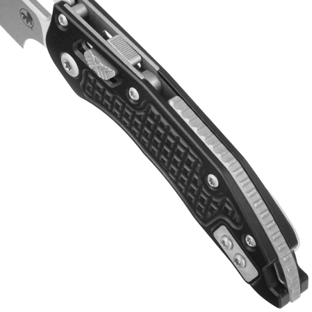 Microtech M-Stitch Ram-Lok S/E Knife Black Frag Aluminium, Apocalyptic M390MK by Borka Blades and Tony Marfione (169MRL-10APFR)