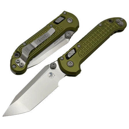 Microtech LUDT Gen III Ram-Lok T/E Knife Frag OD Green Aluminium, Stonewashed M390MK by Tony Marfione (1136RL-10FROD)