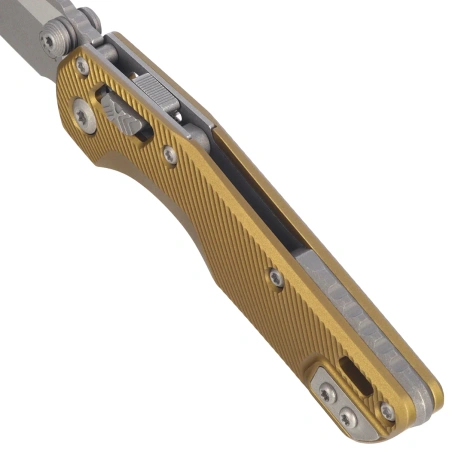 Nóż składany Microtech MSI Mini Ram-Lok S/E Tan Fluted Aluminium, Apocalyptic M390MK by Tony Marfione (210M-10APFLTA)