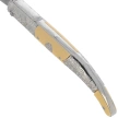 Martinez Albainox Decore Folding Knife – White ABS/Zamak Handle, Satin 3Cr13MoV (19794)