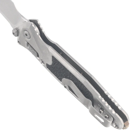 Microtech Socom Ram-Lok T/E Marfione Select Knife Gray Titanium, Bronze Bksp, Stonewashed M390MK by Tony Marfione (161RL-10MS2)