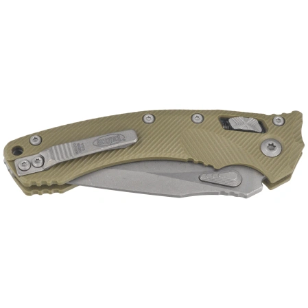 Nóż składany Microtech Amphibian Ram-Lok S/E OD Green Fluted G10, Apocalyptic M390MK by Tony Marfione (137RL-10APFLGTOD)