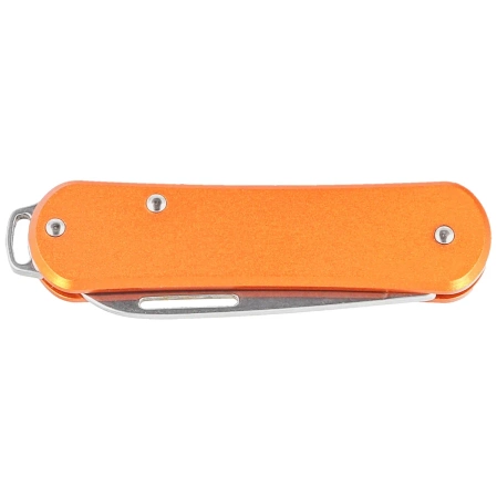 Fox Vulpis Orange Aluminium, Polished N690Co Pocket Knife (FX-VP108 OR)