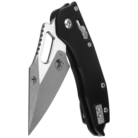 Microtech Stitch Ram-Lok S/E Knife Black Aluminium, Stonewashed M390MK by Borka Blades and Tony Marfione (169RL-10)